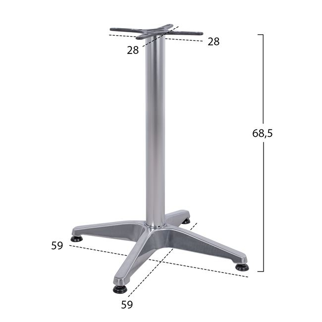basi aloyminioy 4nychi 58x58ch685yek me 1 basi aloyminioy 4nychi 58x58ch685yek me 1