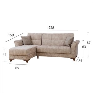 goniakos kanapes krebati gold se chroma 1