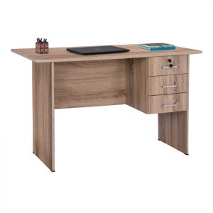 grafeio melaminis 120x60x75yek me 3 syrt