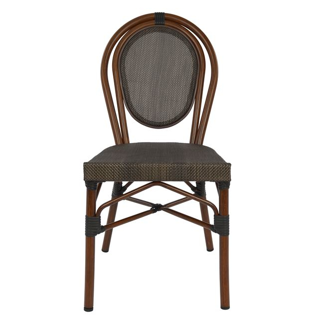 karekla aloyminioy bamboo look kafe me t 2 karekla aloyminioy bamboo look kafe me t 2