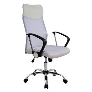 karekla grafeioy hm100004 leyko mesh pu