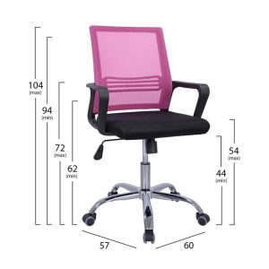 karekla grafeioy hm114805 se mayro chrom 1