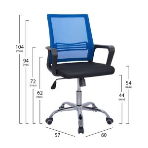 karekla grafeioy hm114808 se mayro chrom 1