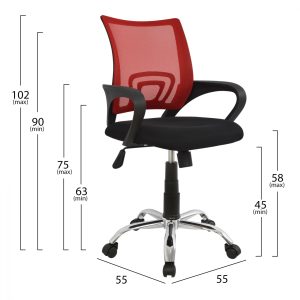 karekla grafeioy podi chromioy 1tmch fb9 1