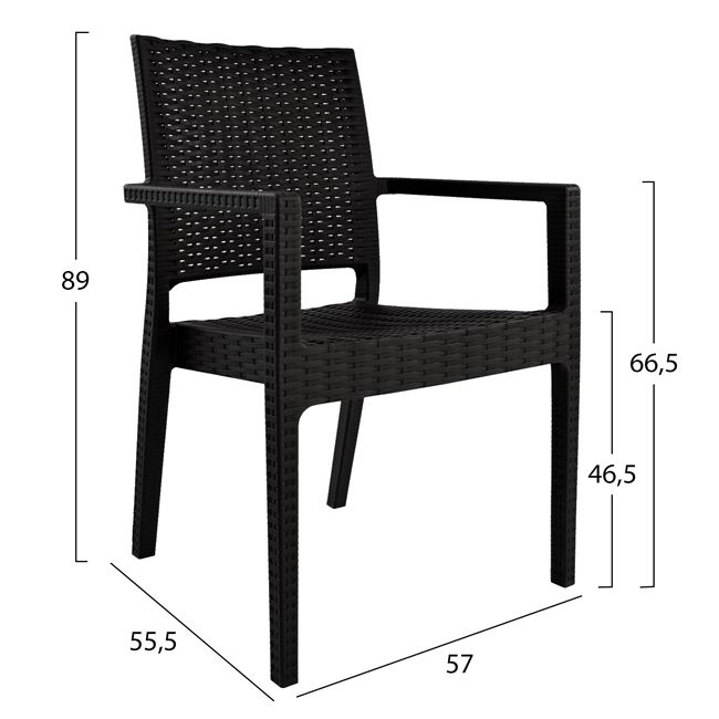 karekla me mpratsa dark brown hm513409 1 karekla me mpratsa dark brown hm513409 1