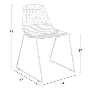 karekla metalliki leyki fb801002 54x57x7 57