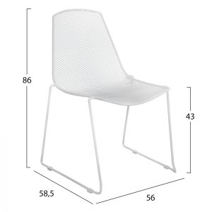 karekla metalliki mesh leyki fb9801102 5 1