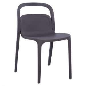 karekla polypropylenioy dark grey ellen