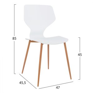 karekla polypropylenioy leyki me metalli 1