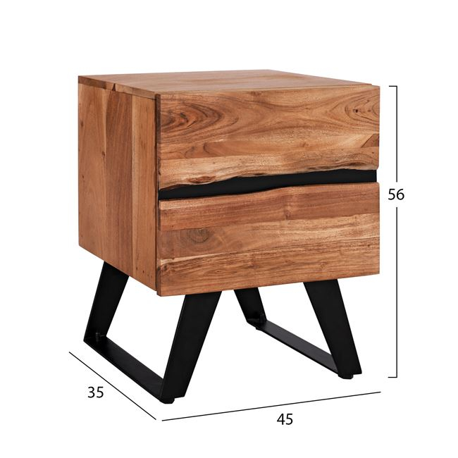 komodino alicia apo masif xylo akakias 4 1 komodino alicia apo masif xylo akakias 4 1