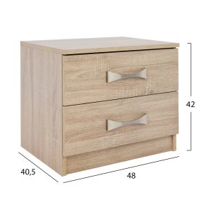 komodino me 2 syrtaria kai cheroyli hm22 1 1