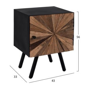 komodino urban hm8340 apo masif xylo met 1