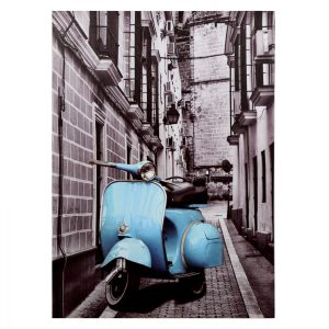 pinakas kambas 50x70x25ek blue motocycle