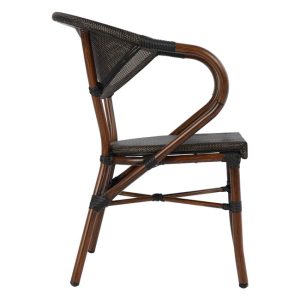 polythrona aloyminioy bamboo look kafe m 3