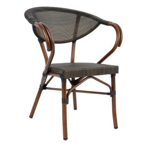 polythrona aloyminioy bamboo look kafe m