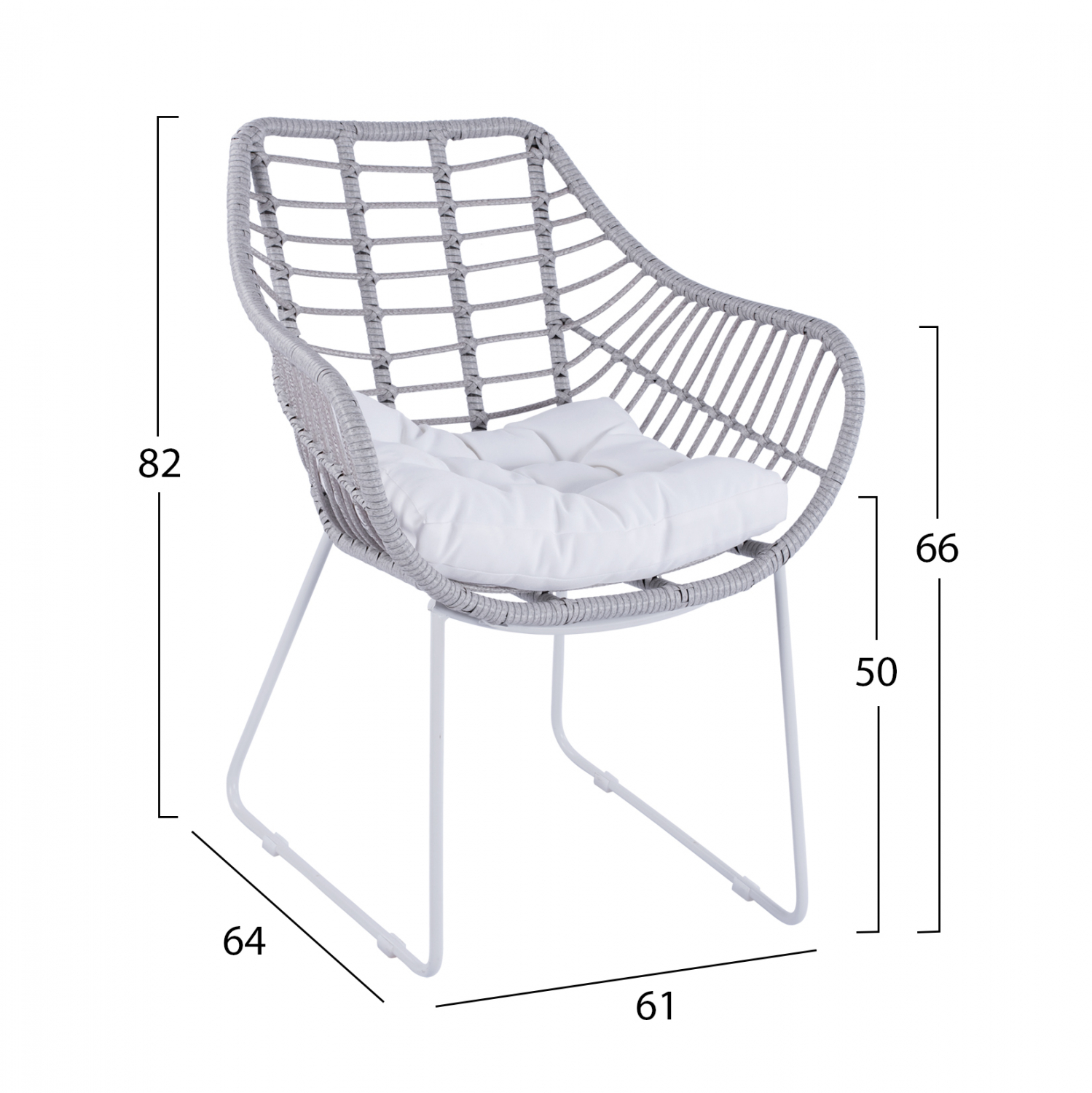 polythrona metalliki aspro mat gkri wick 1 polythrona metalliki aspro mat gkri wick 1