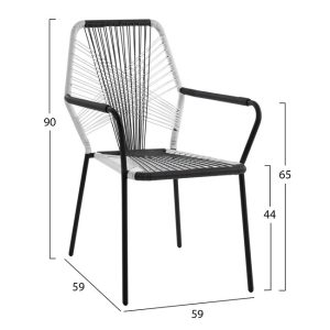 polythrona metalliki hm5490 me wicker le 1