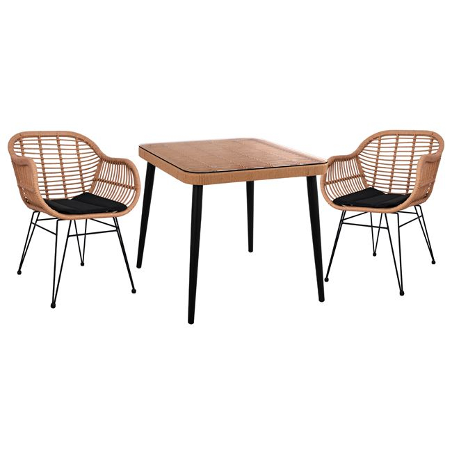 set 3tmch allegra wicker me trapezi 80x8 3 set 3tmch allegra wicker me trapezi 80x8 3