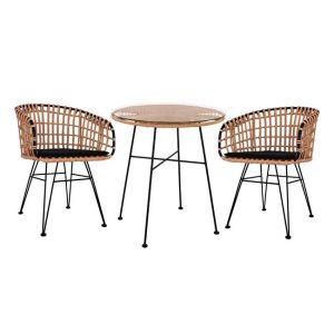 set 3tmch allegra wicker me trapezi f70c