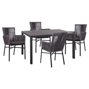 set 5 tmch aloyminioy me trapezi 140ch80