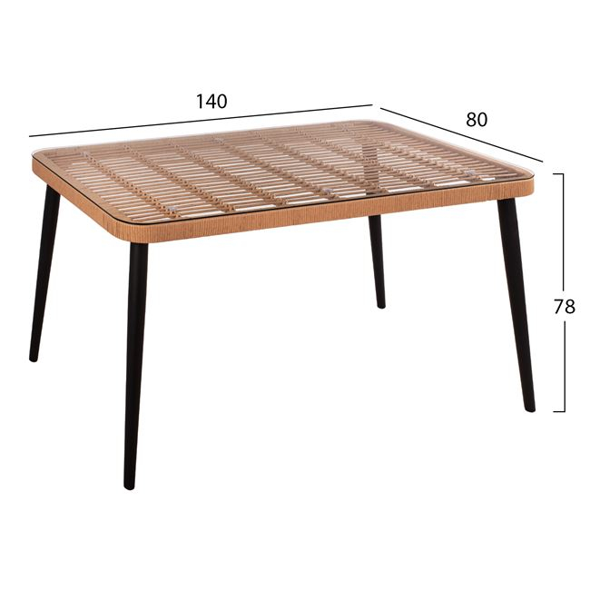 set 5tmch allegra wicker me trapezi 140x 1 set 5tmch allegra wicker me trapezi 140x 1