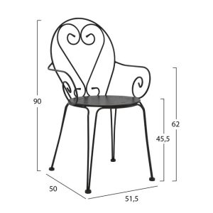 set 5tmch me trapezi aloyminioy 140ch80c 2 1