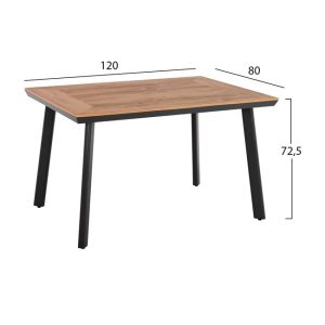 set 5tmch me trapezi aloyminioy polywood 1