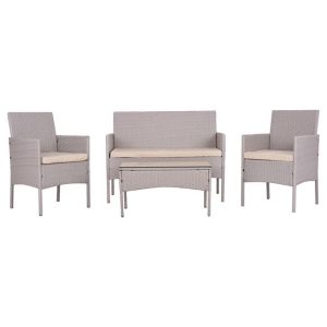 set saloni 4tmch gkri rattan hm529002 me