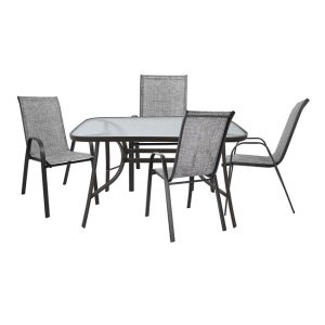 set trapezaria 5tmch me 4 karekles kai t