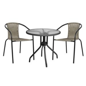 set trapezarias 3tmch me trapezi karekle 3