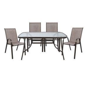 set trapezarias 5tmch me 4 karekles trap 4