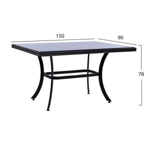 trapezi aloyminioy 150x90 bamboo look hm 1 1