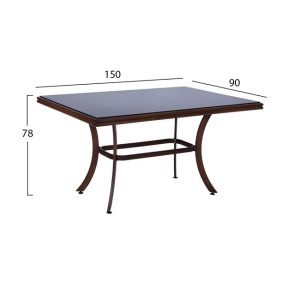 trapezi aloyminioy 150x90 bamboo look hm 1