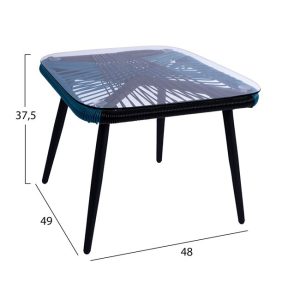 trapezi metalliko hm5497 me wicker se mp 1